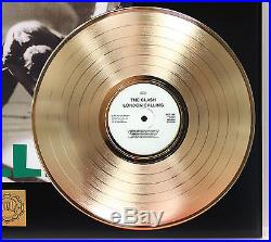Clash London Calling Gold Lp Ltd Edition Rare Record Display Award Quality