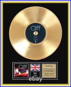CLIFF RICHARD CD Gold Disc LP Record Award MUSIC. THE AIR THAT I BREATH