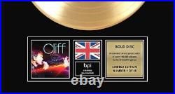 CLIFF RICHARD CD Gold Disc LP Record Award MUSIC. THE AIR THAT I BREATH