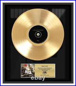 COLDPLAY Ltd Edition CD Gold Disc LP Record Award VIVA LA VIDA