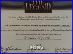 CONWAY TWITTY Hello Darlin' R E D Gold Record AWARD