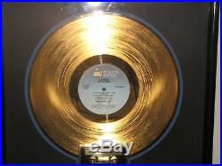 Cameo RIAA Gold Record Award Album Machismo Presented to Larry Blackmon