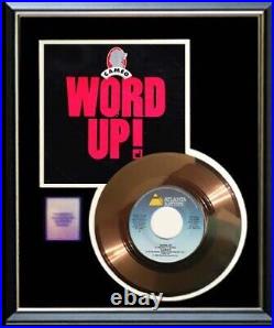 Cameo Word Up Gold Record 45 RPM Non Riaa Award Rare