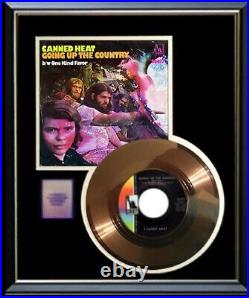 Canned Heat Going Up To The Country 45 RPM Gold Record Rare Non Riaa Award