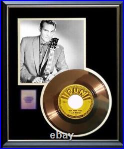 Carl Perkins Blue Suede Shoes 45 RPM Gold Record Rare Non Riaa Award