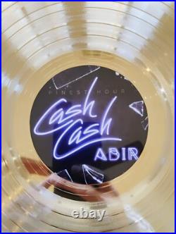 Cash Cash Ft. Abir Finest Hour RIAA Gold Album Award Platinum Rare 500k Music Cash Cash Ft. Abir Finest Hour RIAA Gold Album Award Platinum Rare 500k Music