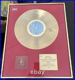 Cat Stevens Buddha and the chocolate Box GOLD RECORD AWARD LP BPI Barry Krost