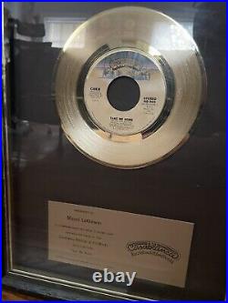 Cher Take Me Home Non Riaa In House Gold Record Award Casablanca Records