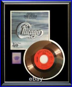 Chicago Band Make Me Smile 45 RPM Gold Record Rare Non Riaa Award