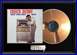 Chuck Berry New Juke Box Hits Gold Record Frame Non Riaa Award Rare Chess Black