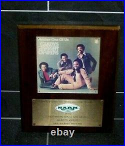 Collectible Gladys Knight & The Pips Rare Non -riaa Gold Narm 45 Record Award