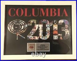 Columbia Records 2013 Non-RIAA Gold Platinum Record Award Beyoncé Pharrell