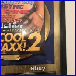 Cool Traxx 2 RIAA Gold Record Award NSync Backstreet P! NK Aquilera Britney