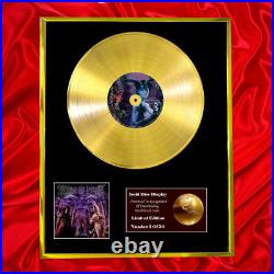 Cradle Of Filth Midian CD Gold Disc Record Vinyl Lp Award Display Free P&p