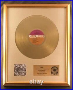 Cream Wheels Of Fire LP Gold Non RIAA Record Award Atco Records To Cream