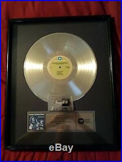 Creedence Clearwater Fitzgerald-Hartley Fantasy WARNER Gold Record Award RARE