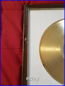 Creedence Clearwater Revival COSMO'S FACTORY RIAA White Matte Gold Record Award