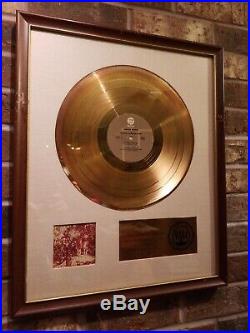 Creedence Clearwater Revival GOLD RIAA ORIGINAL White Matte Gold Record Award