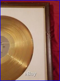 Creedence Clearwater Revival GREEN RIVER RIAA White Matte Gold Record Award
