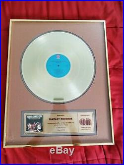 Creedence Clearwater Revival Original CANADA Gold Record Award SUPER RARE CCR