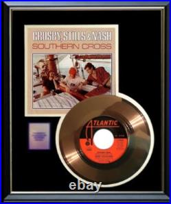 Crosby Stills & Nash Csn Southern Cross 45 RPM Gold Record Rare Non Riaa Award Crosby Stills & Nash Csn Southern Cross 45 RPM Gold Record Rare Non Riaa Award
