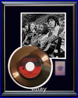 Csny Crosby Stills Nash Young Gold Record 45 RPM Carry On Rare Non Riaa Award Csny Crosby Stills Nash Young Gold Record 45 RPM Carry On Rare Non Riaa Award