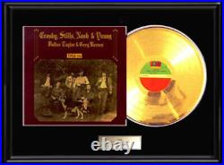 Csny Neil Young Deja Vu Album Framed Lp Gold Metalized Record Non Riaa Award