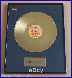 Cut´N´Move Gold Award Give It Up originale goldene Schallplatte