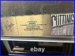 Cutting Crew Broadcast Virgin In-House Gold Record Award (Virgin 1-90573, 1987)