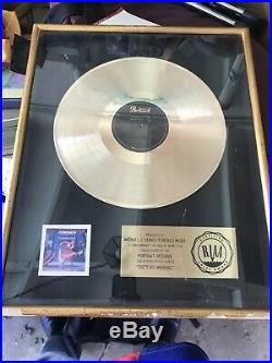 Cyndi Lauper RIAA GOLD Record Sales Award 500,000 Shes So Unusual RARE