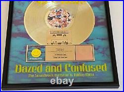 DAZED AND CONFUSED Soundtrack RIAA Gold Record Award Kiss Sweet Runaways Alice