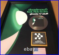 DEADMAU5 Original RIAA Gold Record Award EDM House Techno Dance Music Very Rare