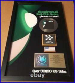 DEADMAU5 Original RIAA Gold Record Award EDM House Techno Dance Music Very Rare