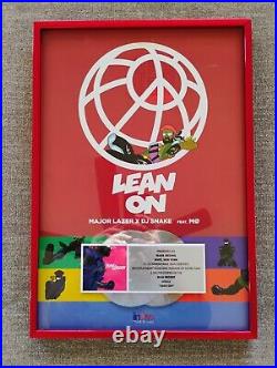 DJ Snake X Major Lazer Multi Platinum Record Award Not RIAA Lean On 2 Mil Gold