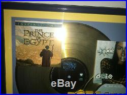 DREAMWORKS RIAA MUSIC INDUSTRY GOLD RECORD AWARD Prince of Egypt