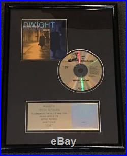 DWIGHT YOAKAM Gone RIAA Gold Record Award 13x17