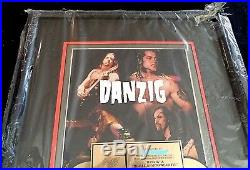 Danzig, RIAA Certified Gold Album Award, 22x 31, American Records (mid-1990's)