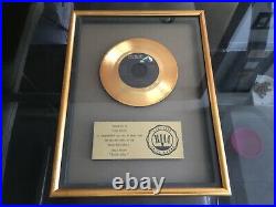 Daryl Hall and John Oates Rich Girl 1976 RIAA Award Gold Single Record Sales
