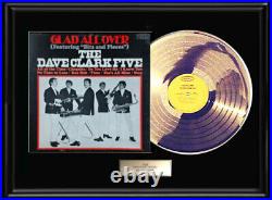 Dave Clark Five 5 Glad All Over Framed Lp Gold Record Album Non Riaa Award