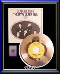 Dave Clark Five 5 Glad All Over Gold Record Rare Non Riaa Award