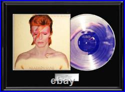 David Bowie Aladdin Sane White Gold Silver Platinum Tone Record Non Riaa Award