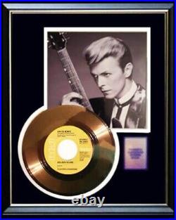 David Bowie Golden Years 45 RPM Gold Record Rare Non Riaa Award Rare