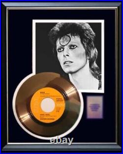 David Bowie Rebel Rebel 45 RPM Gold Record Rare Non Riaa Award Rare