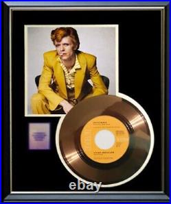 David Bowie Young Americans 45 RPM Gold Record Rare Non Riaa Award