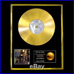 David Bowie Ziggy Stardust CD Gold Disc Vinyl Record Lp Award Display Free P+p