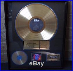 Days Of Thunder Tom Cruise Movie Gold Record RIAA Certified Award Guns N' Roses