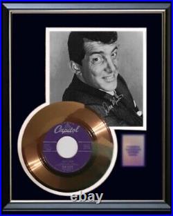 Dean Martin That's Amore Gold Record Non Riaa Award Printed Autograph Rare