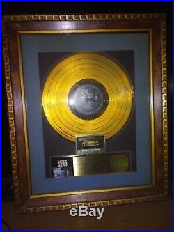 Def Jam recording and Columbia pictures gold record award