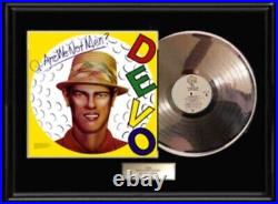 Devo Are We Not Men White Gold Platinum Tone Record Non Riaa Award