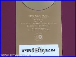 Die Prinzen Gold Award Schweine 1995 goldene Schallplatte Original